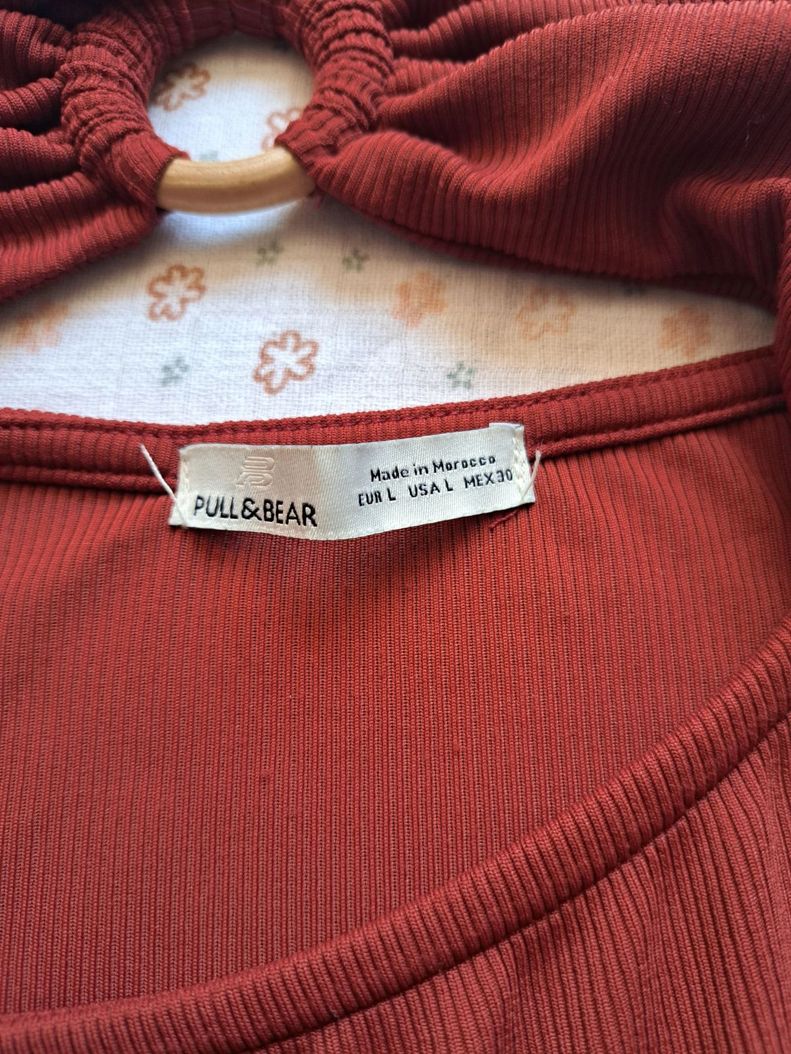 Top terracota ajouré Pull & Bear - Talla L - Muy buen estado – photo 7